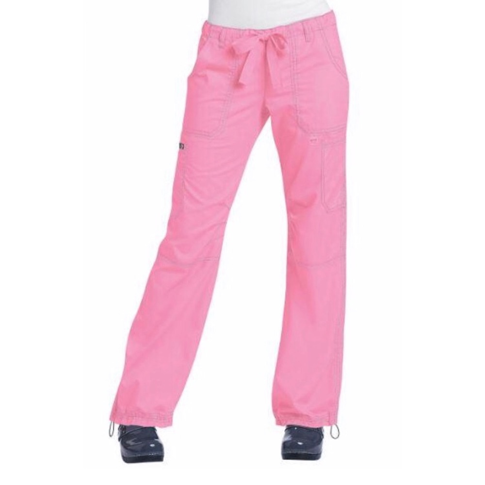 Koi Lindsey Drawstring Cargo Pants Pink Sz 4X Tall